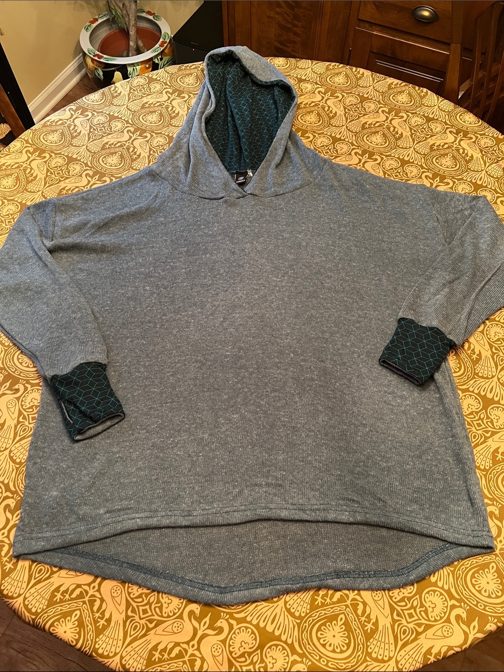 Sanuka Women's Hooded Knit Sweater - Heather Teal